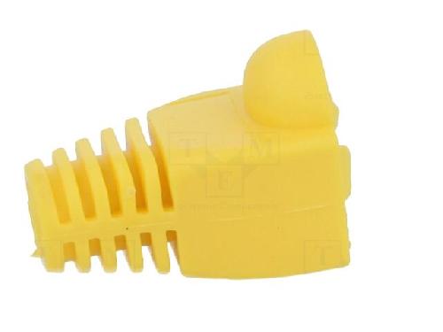 Cable - Connectique Pour Peripherique Isolation de prise RJ45 5.8mm - Jaune