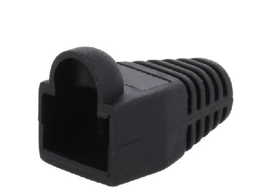Cable - Connectique Pour Peripherique Isolation de prise RJ45 5.8mm - Noir