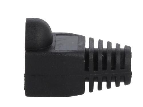 Cable - Connectique Pour Peripherique Isolation de prise RJ45 5.8mm - Noir