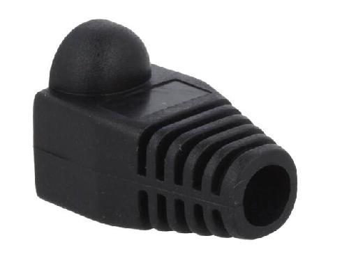 Cable - Connectique Pour Peripherique Isolation de prise RJ45 5.8mm - Noir