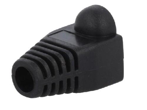 Cable - Connectique Pour Peripherique Isolation de prise RJ45 5.8mm - Noir