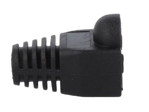 Cable - Connectique Pour Peripherique Isolation de prise RJ45 5.8mm - Noir