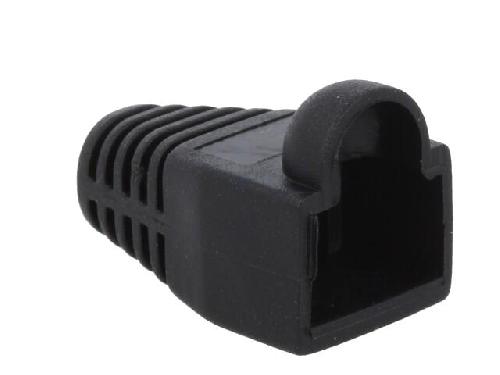 Cable - Connectique Pour Peripherique Isolation de prise RJ45 5.8mm - Noir