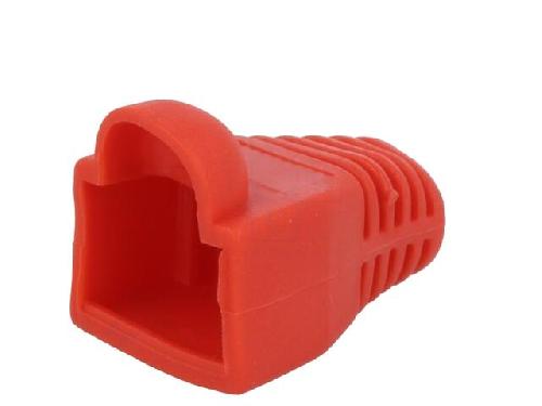 Cable - Connectique Pour Peripherique Isolation de prise RJ45 5.8mm - Rouge