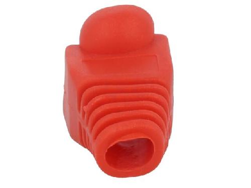 Cable - Connectique Pour Peripherique Isolation de prise RJ45 5.8mm - Rouge