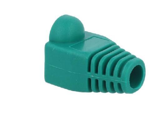 Cable - Connectique Pour Peripherique Isolation de prise RJ45 5.8mm Vert