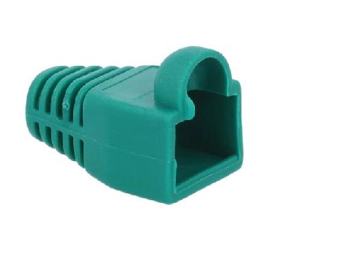 Cable - Connectique Pour Peripherique Isolation de prise RJ45 5.8mm Vert