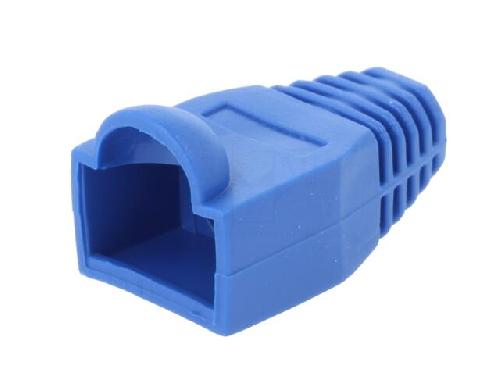 Cable - Connectique Pour Peripherique Isolation de prise RJ45 6.5mm - Bleu