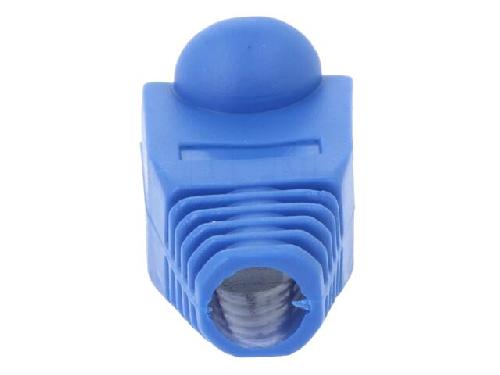 Cable - Connectique Pour Peripherique Isolation de prise RJ45 6.5mm - Bleu