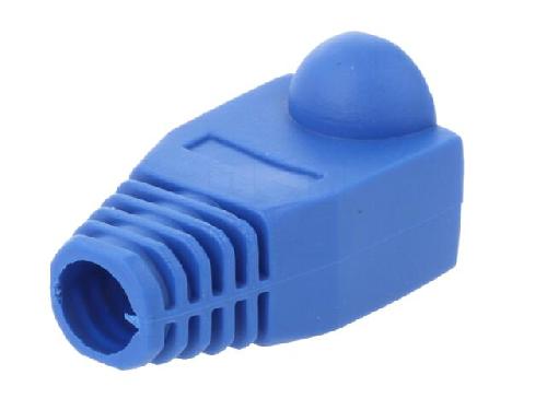 Cable - Connectique Pour Peripherique Isolation de prise RJ45 6.5mm - Bleu
