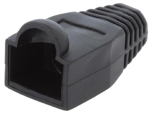 Cable - Connectique Pour Peripherique Isolation de prise RJ45 6.5mm - Noir
