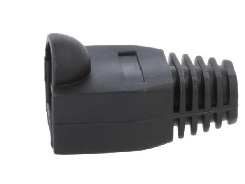 Cable - Connectique Pour Peripherique Isolation de prise RJ45 6.5mm - Noir