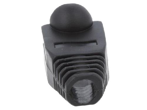 Cable - Connectique Pour Peripherique Isolation de prise RJ45 6.5mm - Noir
