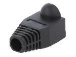 Cable - Connectique Pour Peripherique Isolation de prise RJ45 6.5mm - Noir