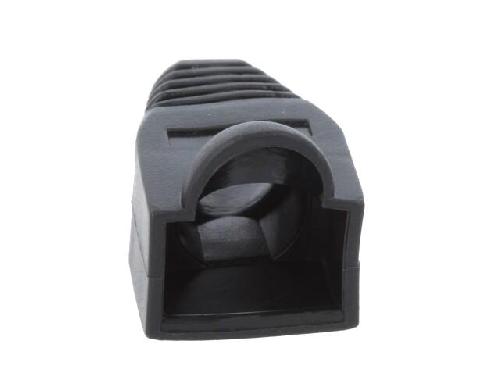 Cable - Connectique Pour Peripherique Isolation de prise RJ45 6.5mm - Noir