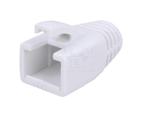Cable - Connectique Pour Peripherique Isolation de prise RJ45 8mm - Blanc