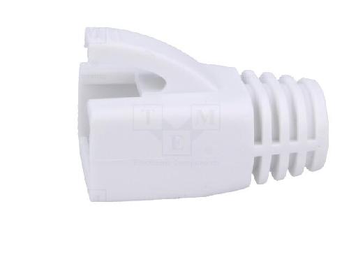 Cable - Connectique Pour Peripherique Isolation de prise RJ45 8mm - Blanc