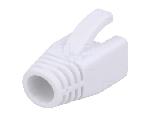 Cable - Connectique Pour Peripherique Isolation de prise RJ45 8mm - Blanc