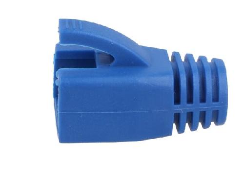 Cable - Connectique Pour Peripherique Isolation de prise RJ45 8mm - Bleu