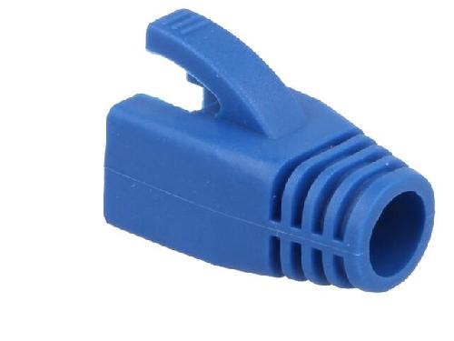 Cable - Connectique Pour Peripherique Isolation de prise RJ45 8mm - Bleu