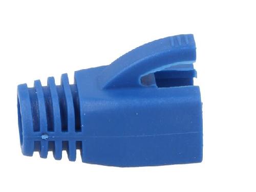 Cable - Connectique Pour Peripherique Isolation de prise RJ45 8mm - Bleu