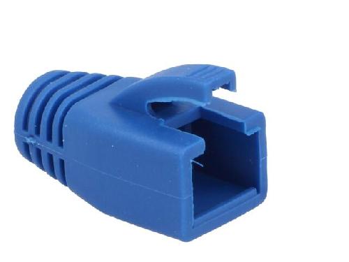 Cable - Connectique Pour Peripherique Isolation de prise RJ45 8mm - Bleu