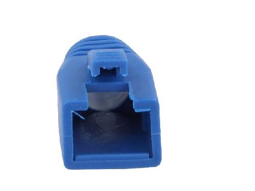 Cable - Connectique Pour Peripherique Isolation de prise RJ45 8mm - Bleu