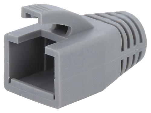 Cable - Connectique Pour Peripherique Isolation de prise RJ45 8mm - Gris