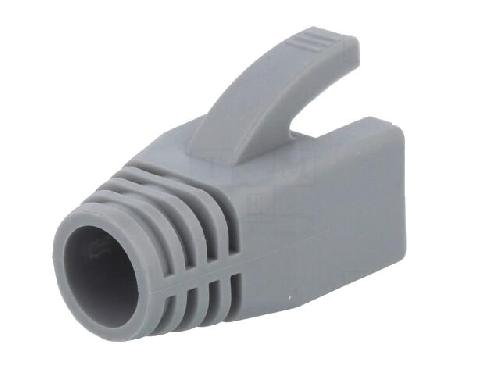 Cable - Connectique Pour Peripherique Isolation de prise RJ45 8mm - Gris