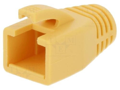 Cable - Connectique Pour Peripherique Isolation de prise RJ45 8mm - Jaune