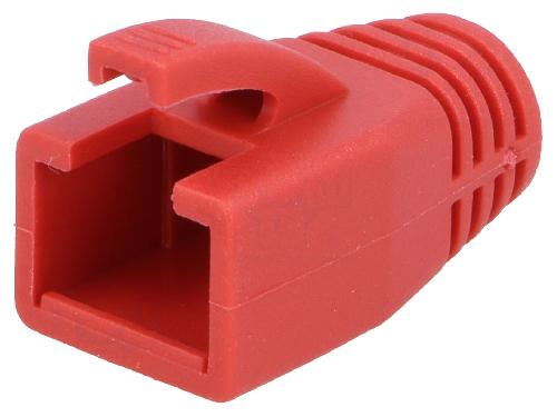 Cable - Connectique Pour Peripherique Isolation de prise RJ45 8mm Rouge