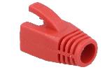 Cable - Connectique Pour Peripherique Isolation de prise RJ45 8mm Rouge