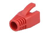 Cable - Connectique Pour Peripherique Isolation de prise RJ45 8mm Rouge