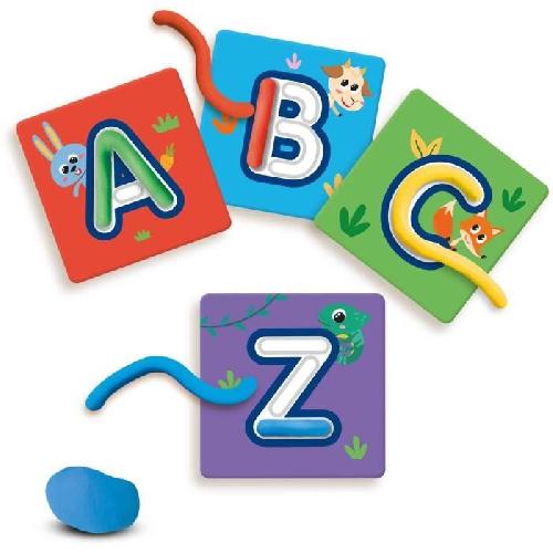 Jeu De Pate A Modeler J'apprends l'alphabet avec pâte a modeler - Jeu éducatif - SES CREATIVE - Familiarise-toi avec l'alphabet en t'amusant.