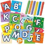 Jeu De Pate A Modeler J'apprends l'alphabet avec pâte a modeler - Jeu éducatif - SES CREATIVE - Familiarise-toi avec l'alphabet en t'amusant.