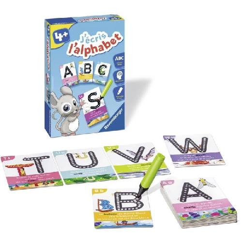 Jeu D'apprentissage J'écris l'alphabet - Jeu éducatif - Préparation a l'écriture - Ravensburger - Des 4 ans