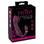 Vibromasseurs Javida Vibromasseur a pointe hochant la tete avec stimulation du clitoris pliable