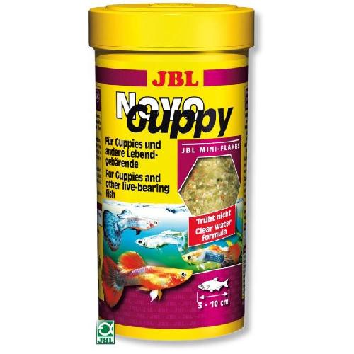 T-shirt - Body - Top JBL NOVOGUPPY aliment de base pour guppys et vivipares - boite 250ML