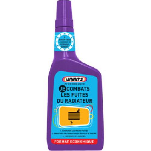 Additif Performance - Entretien - Nettoyage - Anti-fumee Je combats les fuites de radiateur 500ml - Wynns x3
