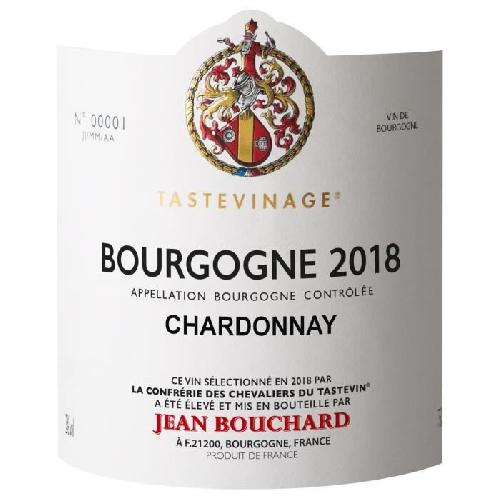 Vin Blanc Jean Bouchard 2019 Bourgogne Chardonnay - Vin blanc de Bourgogne - Tastevinage