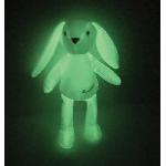 Peluche JEMINI Luminou Lapin blanc Peluche lumineuse naturelle fonctionne sans pile+/- 20 cm