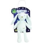 Peluche JEMINI Luminou Lapin blanc Peluche lumineuse naturelle fonctionne sans pile+/- 20 cm