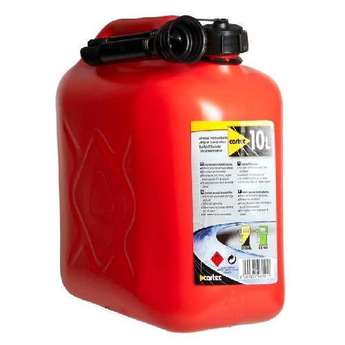 Jerrican Pour Liquide Auto-moto Jerrican 10L homologue + bec verseur rouge