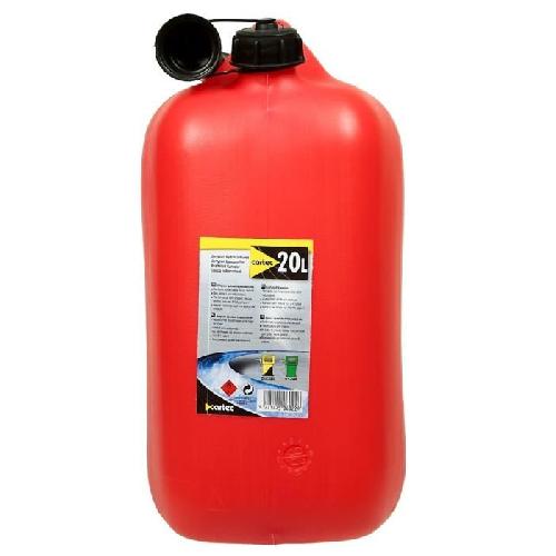 Jerrican Pour Liquide Auto-moto Jerrican 20L homologue + bec verseur rouge