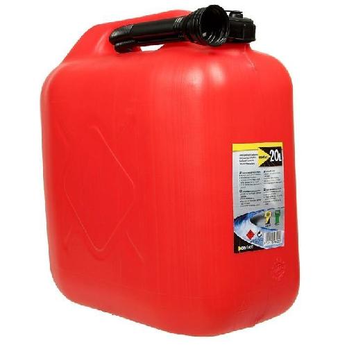 Jerrican Pour Liquide Auto-moto Jerrican 20L homologue + bec verseur rouge