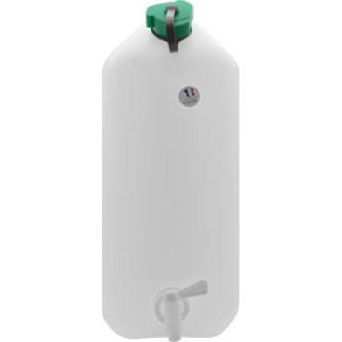 Jerrican Pour Liquide Auto-moto Jerrican alimentaire 20L avec robinet blanc 36x17x 44cm