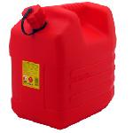 Jerrican plastique rouge Norme UN 20L avec bec verseur rouge