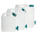 Jerrican Pour Liquide Auto-moto Jerrycan extra-fort avec robinet eau propre 35 litres