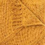 Jete de lit Tuft Inca - 130 x 180 cm - Jaune ocre