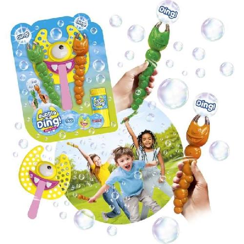 Bulles De Savon Jeu bulles de savon - LANSAY - 25640 - Bulles Party - Bubble Ding Duo Electronic